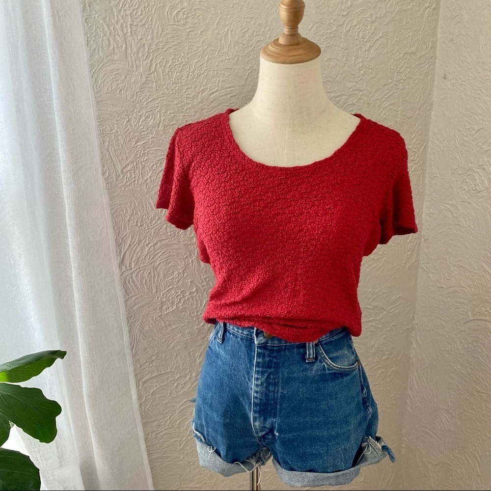 Vintage Y2K Worthington Stretch Red Tee